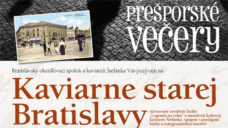 Vyšla kniha o bratislavskej legende na rohu - presporske_vecery_kaviarne