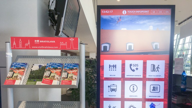 Informačný pult Letisko BTS