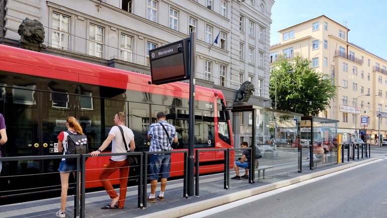 Električková zastávka Mariánska