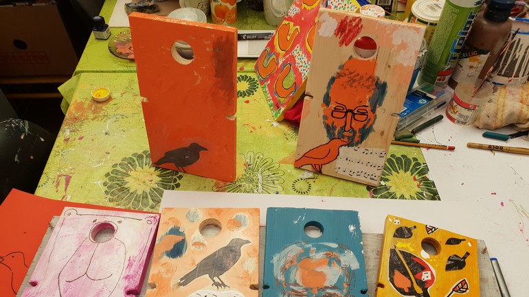 Vtáčie búdky pre Deža