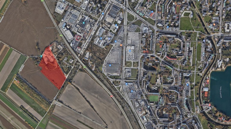 Mapa Kopčianska JUH