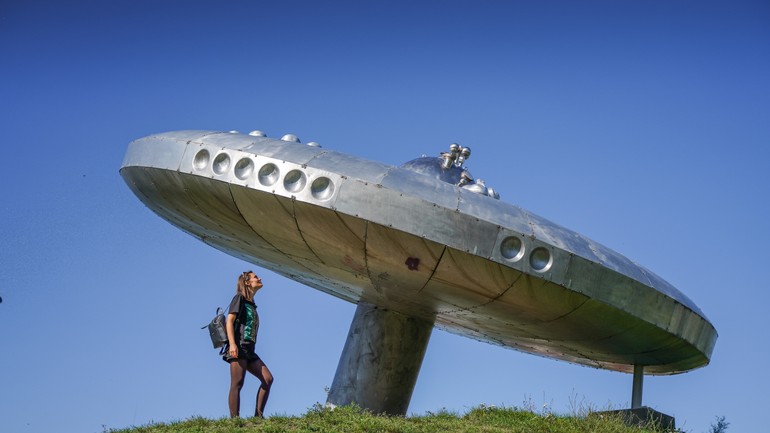 moderátorka Michaela Kertészová pri druhom „bratislavskom UFE“