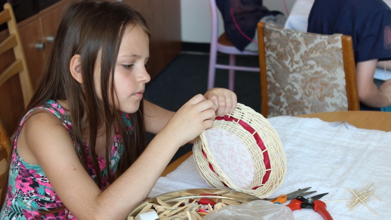 Deti v Dúbravke-košikarstvo