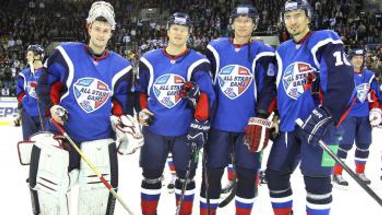 Khl: výber západu v bratislave zdolal východ 18:16 - zapas_hviezd_KHL