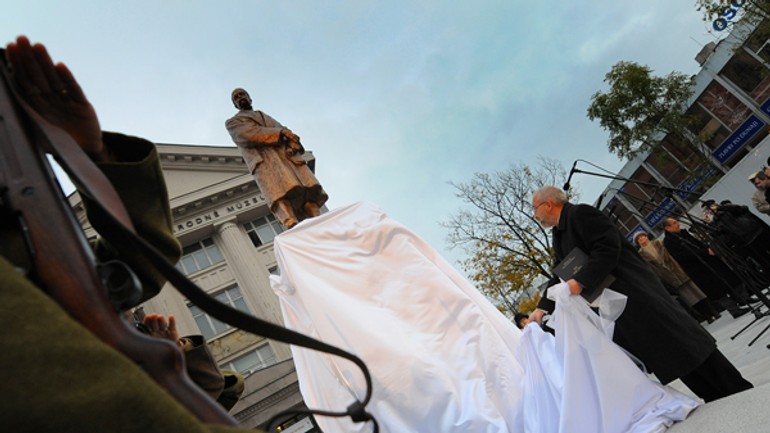Starosta starého mesta odhalil sochu t. g. masaryka - Odhalenie1