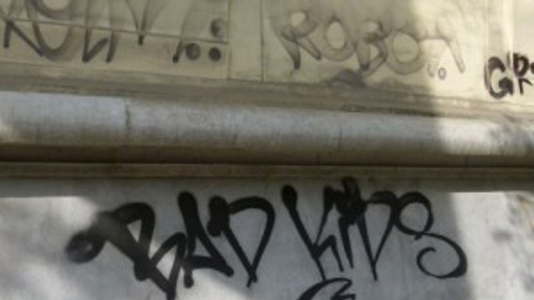 Polícia chytila v petržalke sprejera, hrozí mu rok väzenia - grafiti