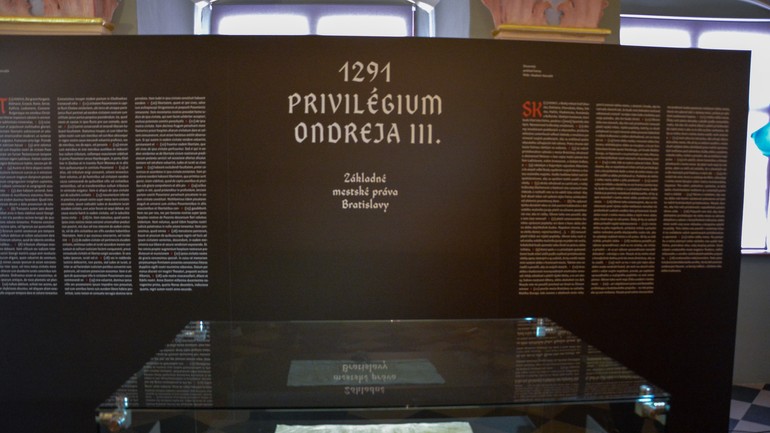Originál privilégia Ondreja III. z roku 1291