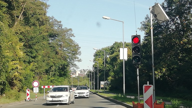 Semafor na Devínskej ceste