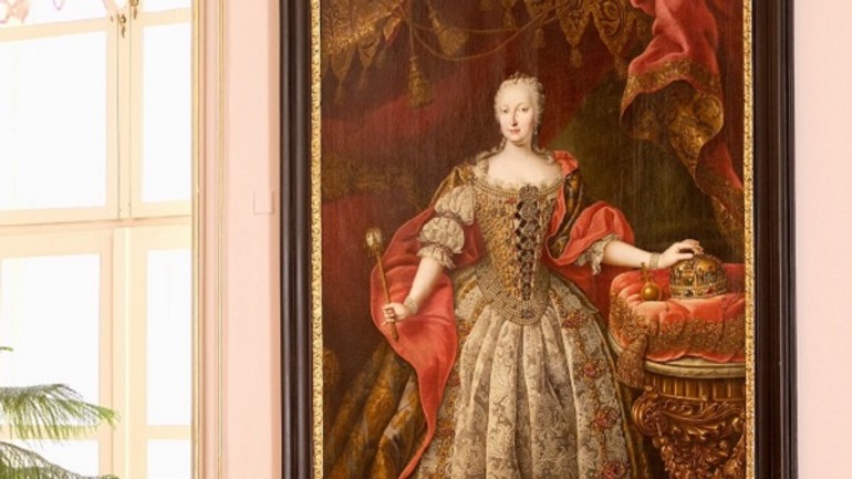 Vzácny bratislavský obraz márie terézie vystavia vo viedni - T Mária Terézia, Primaciálny palác