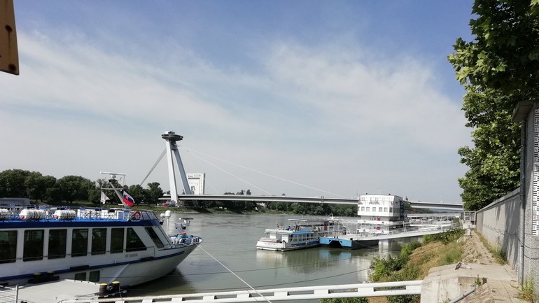 Pohľad na Dunaj od Propeleru