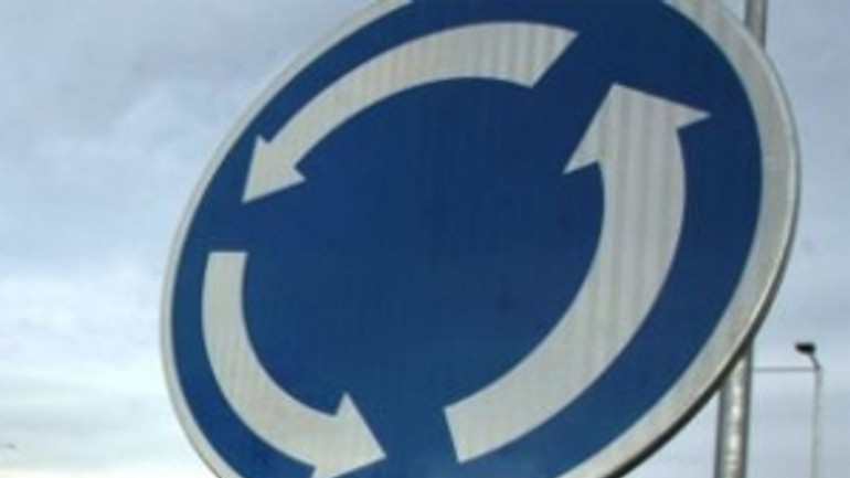 V záhorskej bystrici majú nový kruhový objazd - Kruhovy objazd