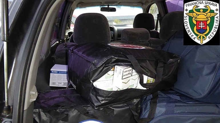 Foto: tak tomu sa povie zásoba. moldavčan pašoval cigarety, vraj pre osobnú spotrebu - coln