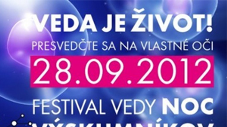 V piatok bude v ďalšia noc výskumníkov - Noc vyskumnikov2012