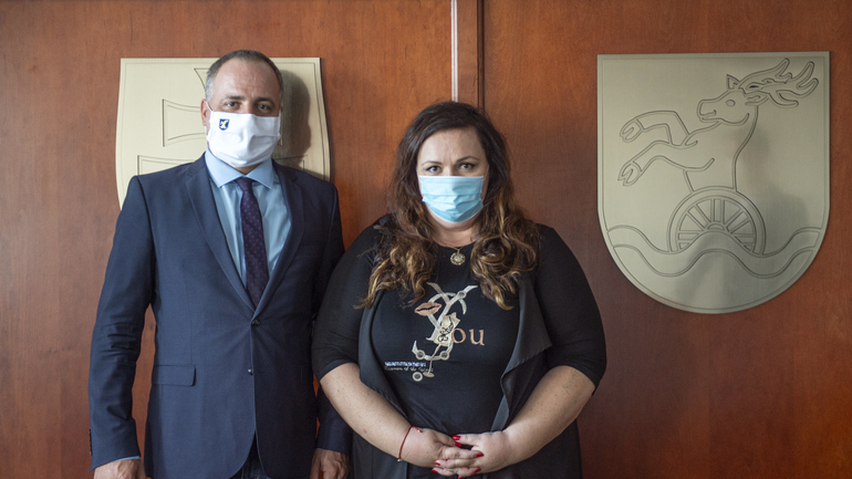 Renáta Náhlerová a Juraj Droba