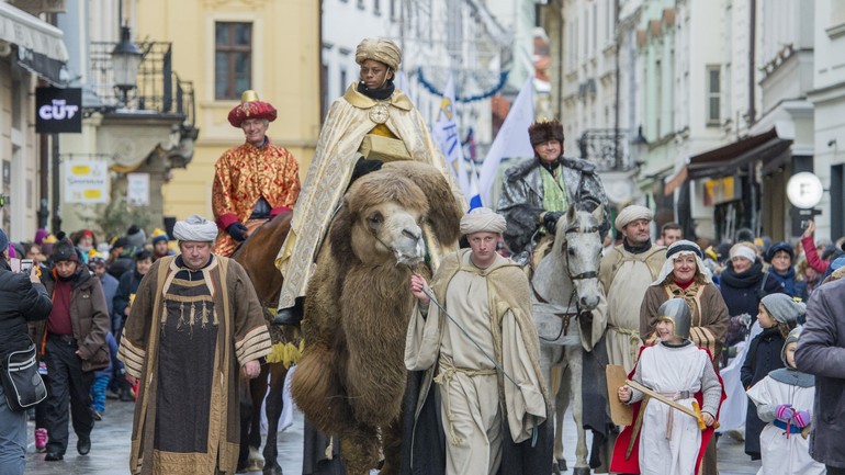 Trojkráľový sprievod v uliciach Bratislavy