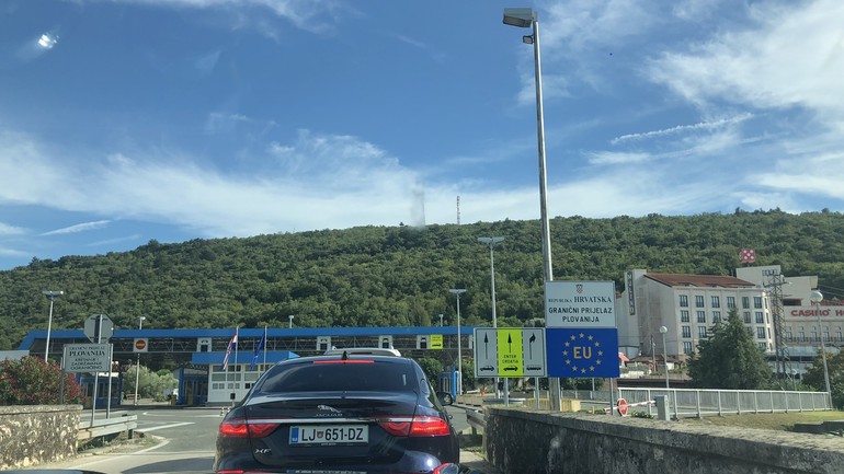 Hraničný priechod Slovinsko - Chorvátsko PLOVANIJA