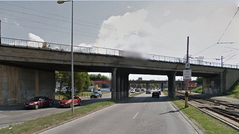 Nehoda na račianskej: vodič narazil do nadjazdu - racianska