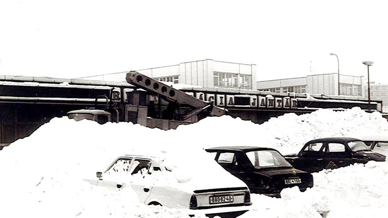 snehová kalamita história Jantár