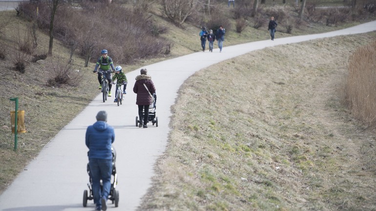 Príjemná atmosféra v okolí Chorvátskeho ramena