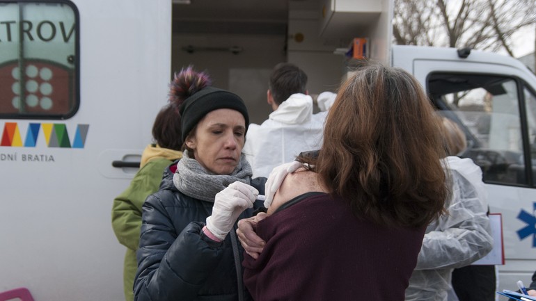 Očkovanie ľudí bez domova