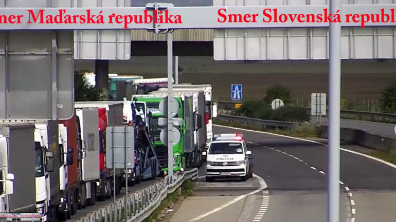 Kolóna - hranice S Maďarskom