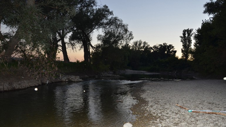 Polícia po totožnosti mŕtvej ženy a častiach tela z dunaja - rameno_nalez1