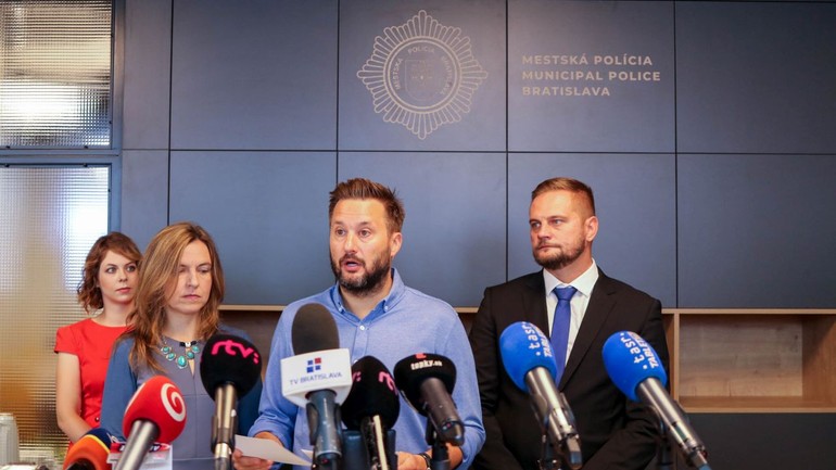 Obchodná Otvorenie mestskej polície