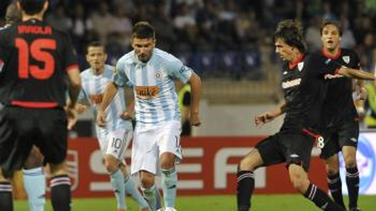 Šk slovan podľahol athleticu bilbao 1:2 - Slovan bilbao1