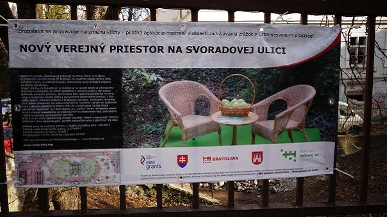 V centre mesta by mal do konca apríla pribudnúť nový parčík - parcik Svoradova