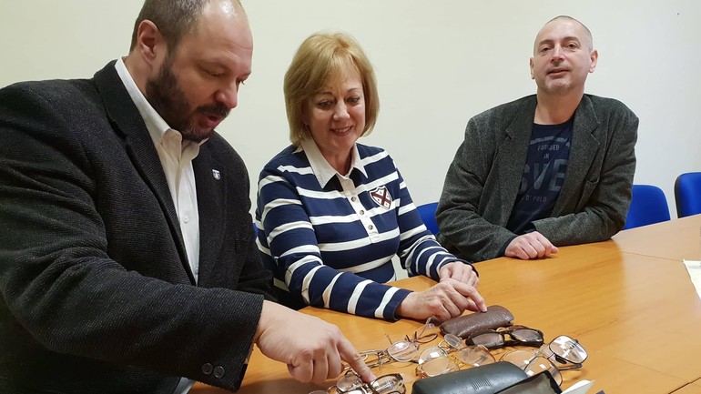 Zbierka použitých okuliarov v Dúbravke