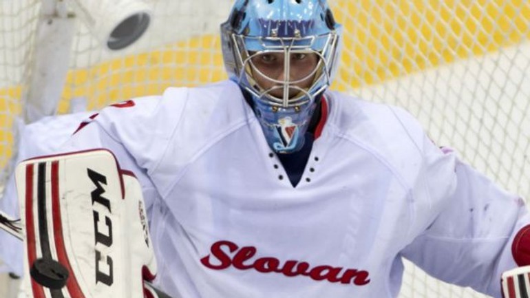 Hc slovan v príprave na khl vyhral vo zvolene 6:1 - hcslovan_brankar