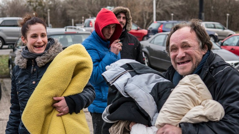 Petržalka - bezdomovci - zbierka