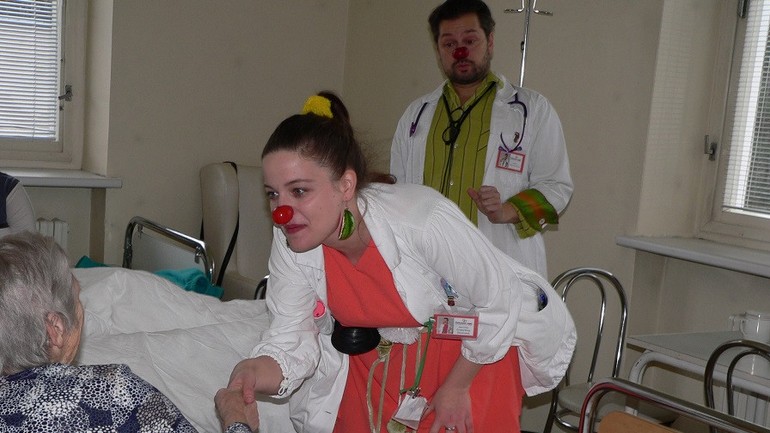 Zdravotní klauni v nemocniciach