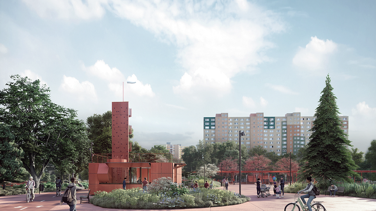 Námestie republiky vizualizácia