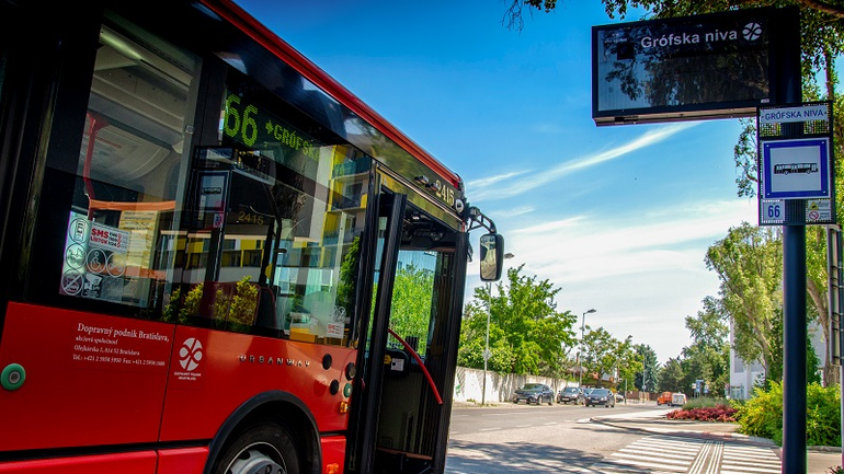 linka 66 autobus MHD