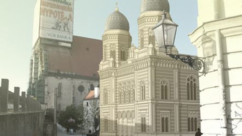Kraj podporil vytvorenie siluety neologickej synagógy - Synagoga