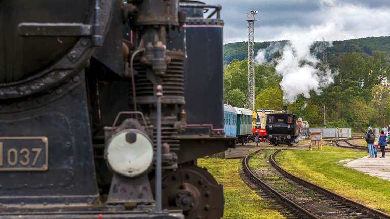 Železničné múzeu v starom rušňovom depe