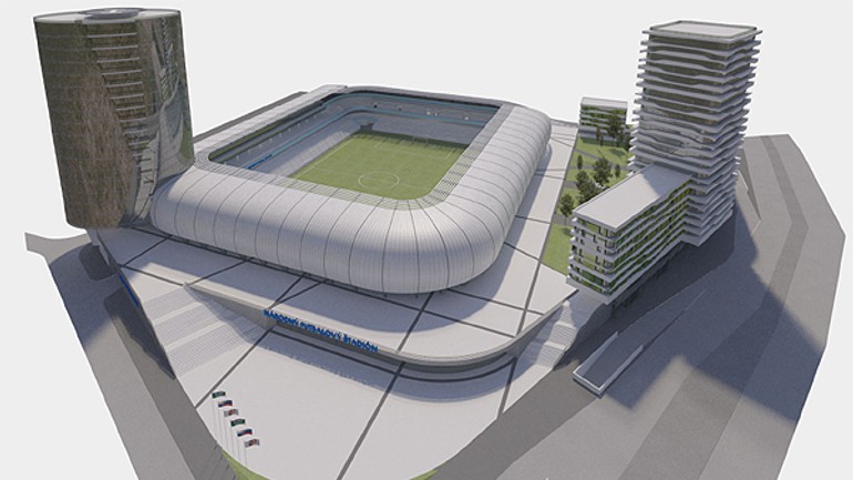 Národný futbalový štadión by mali postaviť do roku 2016 - Stadion nfs