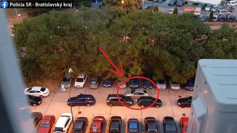 Poškodenie áut na parkovisku