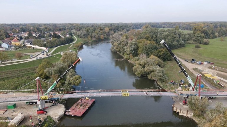 Cyklomost medzi Vysokou pri Morave a Marcheggom