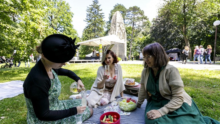 Dobový piknik v Sade Janka Kráľa