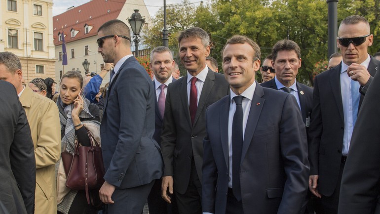 E. Macron v Bratislave