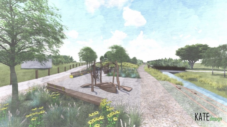 Rača Cestička popri Račianskom potoku od Hagarovej ulice