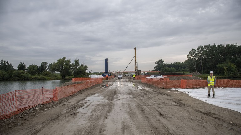 Stavba obchvatu cez Jarovské rameno