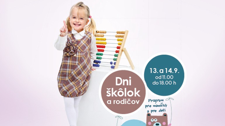 V shopping palace budú dni škôlok a rodičov - dni_skolok