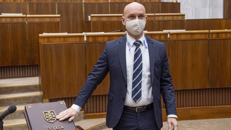 poslanec Branislav Gröhling SaS Slovensko poslanecký sľub skladanie