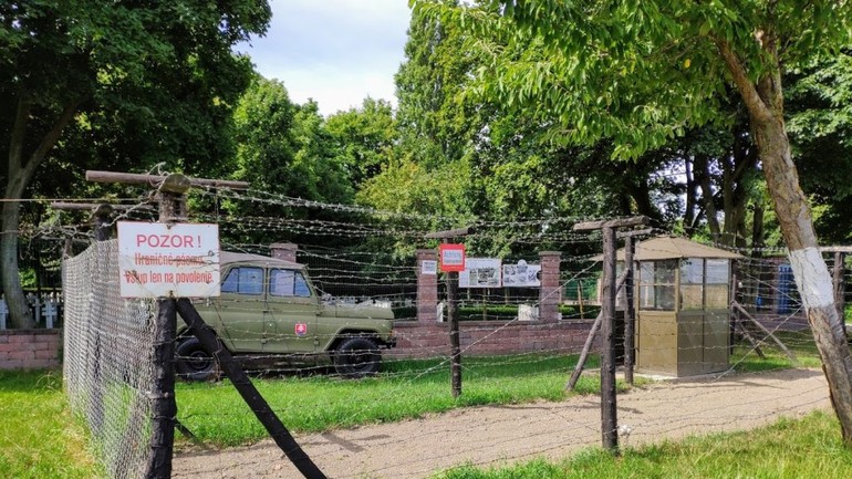 Železná opona, ukážka hranice