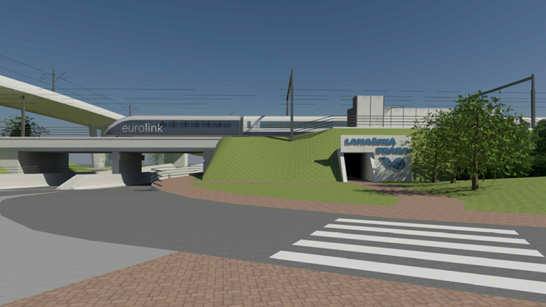 nová zastávka Lamačská brána