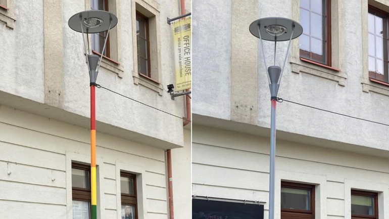 Lampa na Zámockej ulici