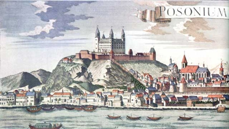 Školáci ukončia v stredu projekt poznaj staré mesto - Bratislava rytina